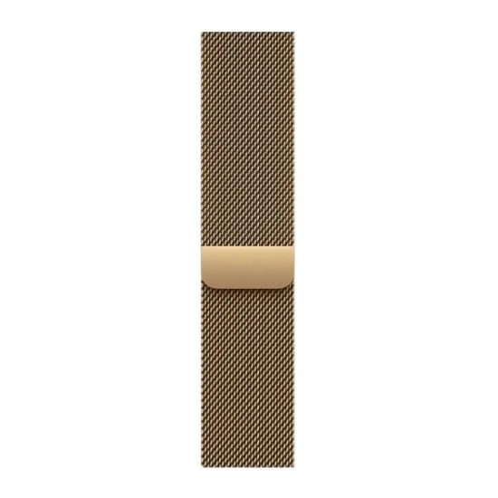 Apple Watch Series 12 GPS + Cellular 42mm Radiant Gold Titanium Case with Radiant Gold Milanese Loop